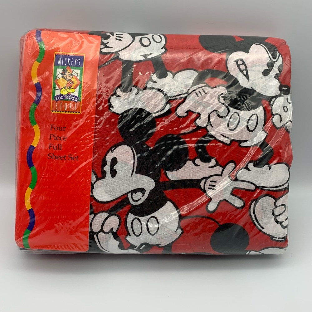 Mickey Mouse four piece full sheet set